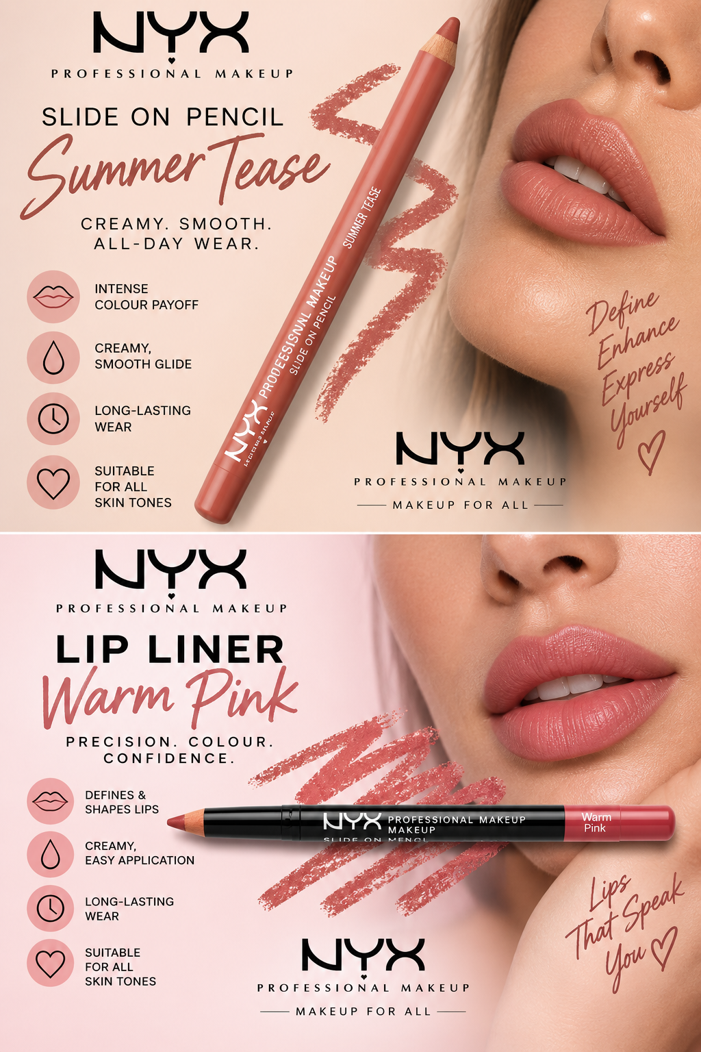 NYX Professional Slide On Lip Pencil