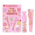 Sunkissed x Love Hearts Lip Gloss & Conditioner Lip Duo Gift Set - Cherry