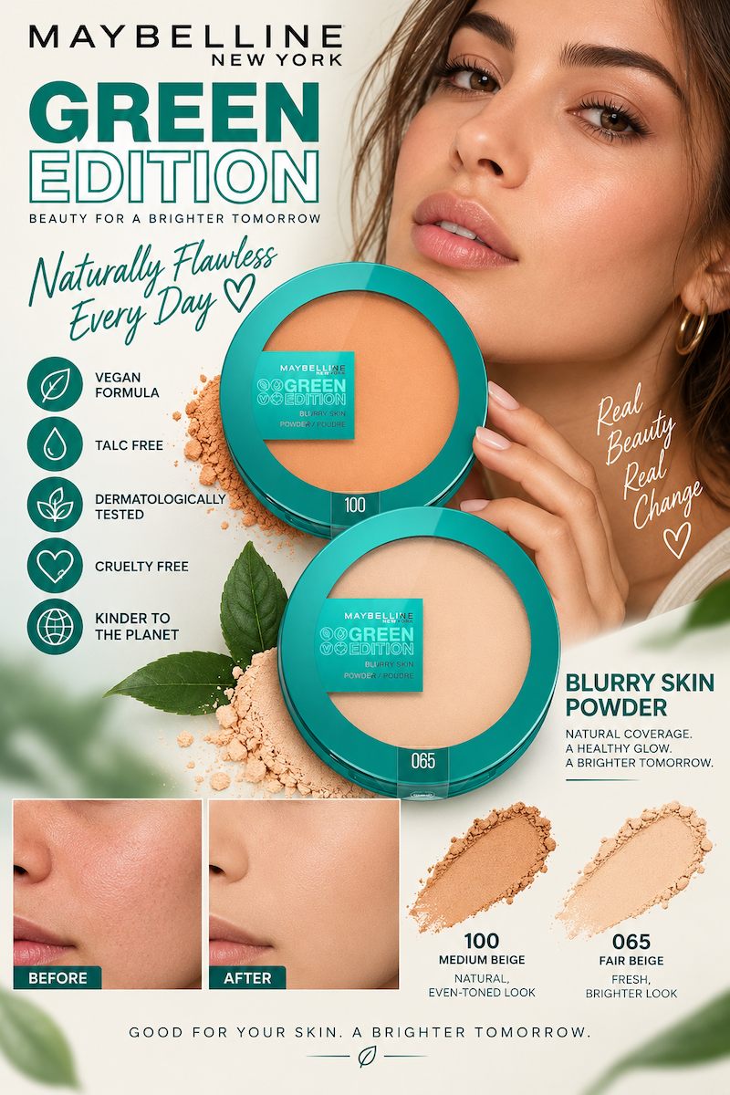 Maybelline Green Edition Blurry Skin Powder