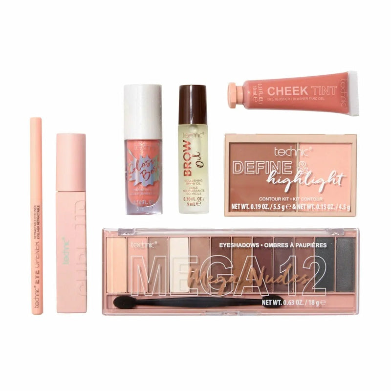 Technic Mega Nudes Makeup Gift Set