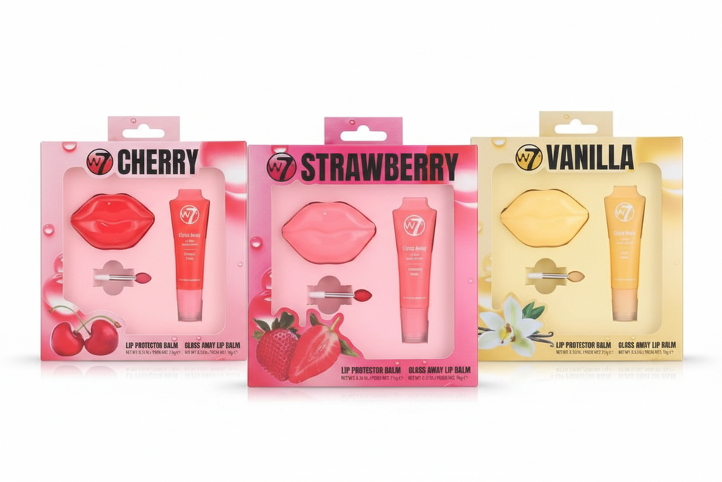 W7 Lip Care Gift Sets - All 3 Flavours